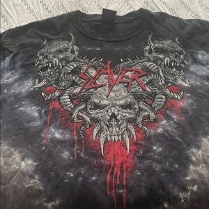 Black and Red Graphic Men's Shirt